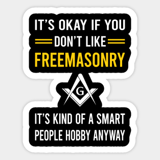 Smart People Hobby Freemasonry Freemason Masonry Sticker